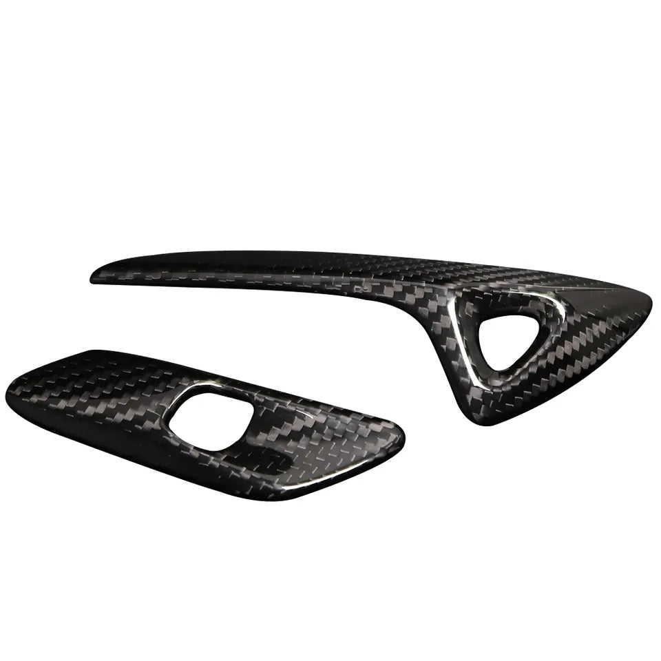 Carbon Fiber Door Handle Cover Trim For C7 Corvette