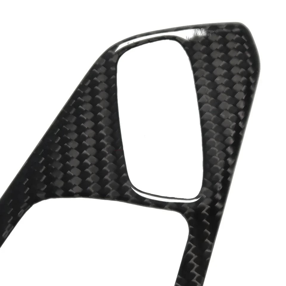 Carbon Fiber Steering Wheel Button Trim For C8 Corvette