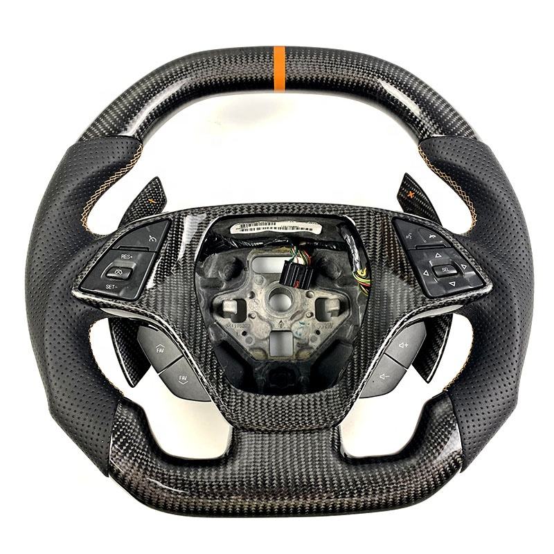 Carbon Fiber Steering Wheel For Chevy Camaro