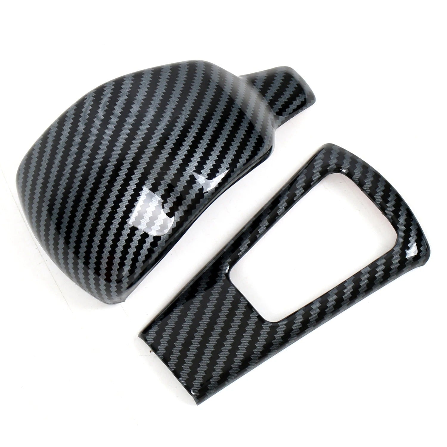 ABS Carbon Fiber Gear Shift Knob Head Cover For Ram TRX