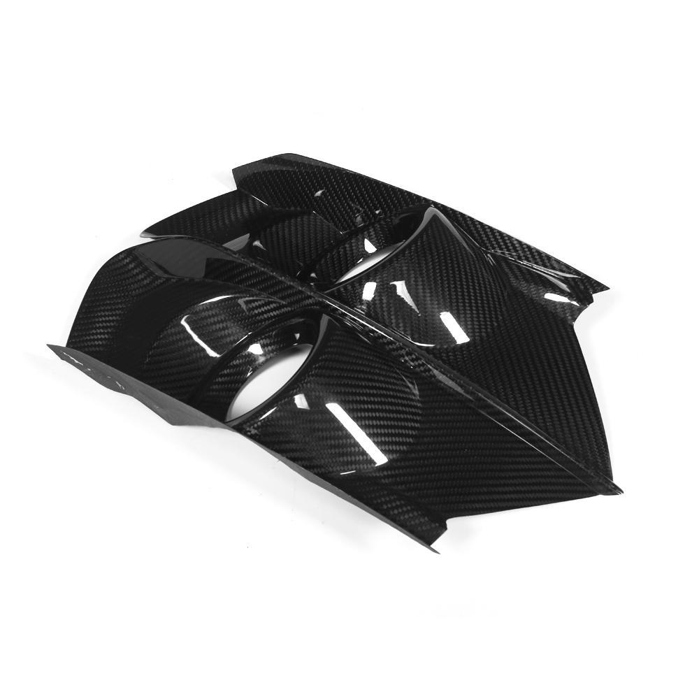 Carbon Fiber Front Bumper Fog Light Cover For Mustang