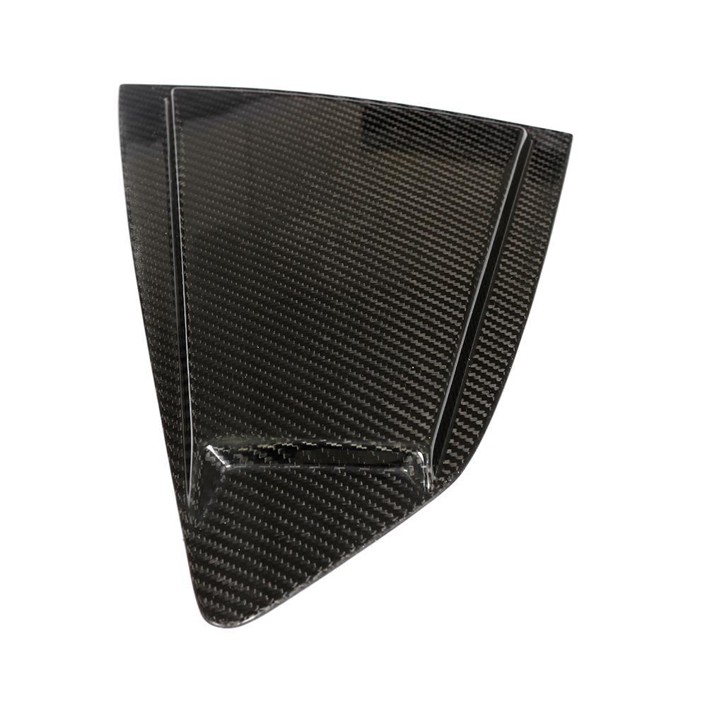 Carbon Fiber Fender Vents of Rear triangular window Trim For Chevy Camaro