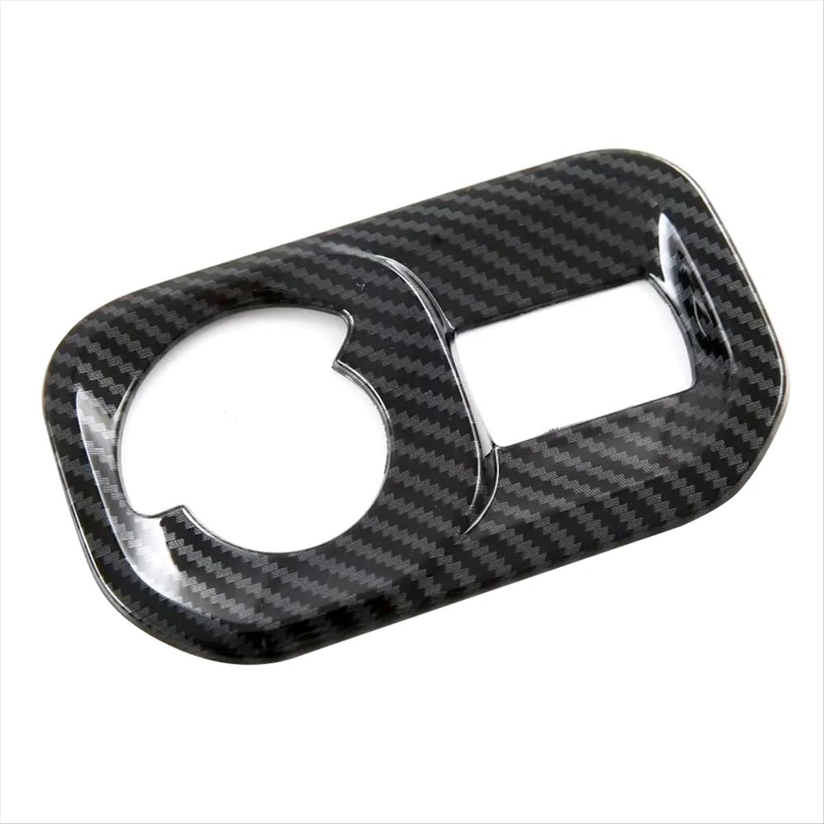 ABS Carbon Fiber Headlight Switch Button Cover For Ram TRX