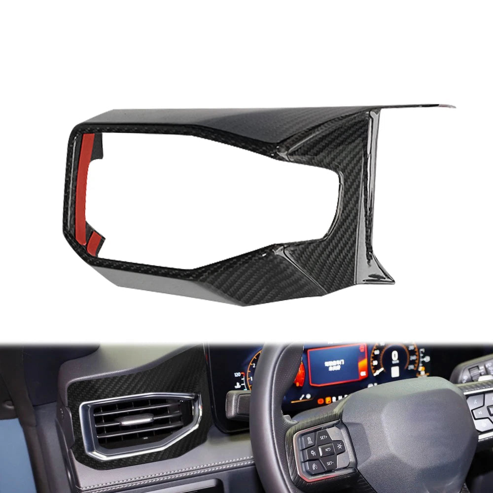 Carbon Fiber Left Air Vent Cover For 2024 Mustang