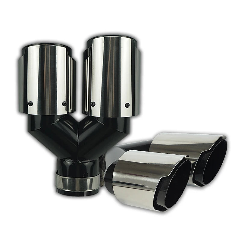 Black Stainless Steel Exhaust Tips For Dodge Charger/Challenger