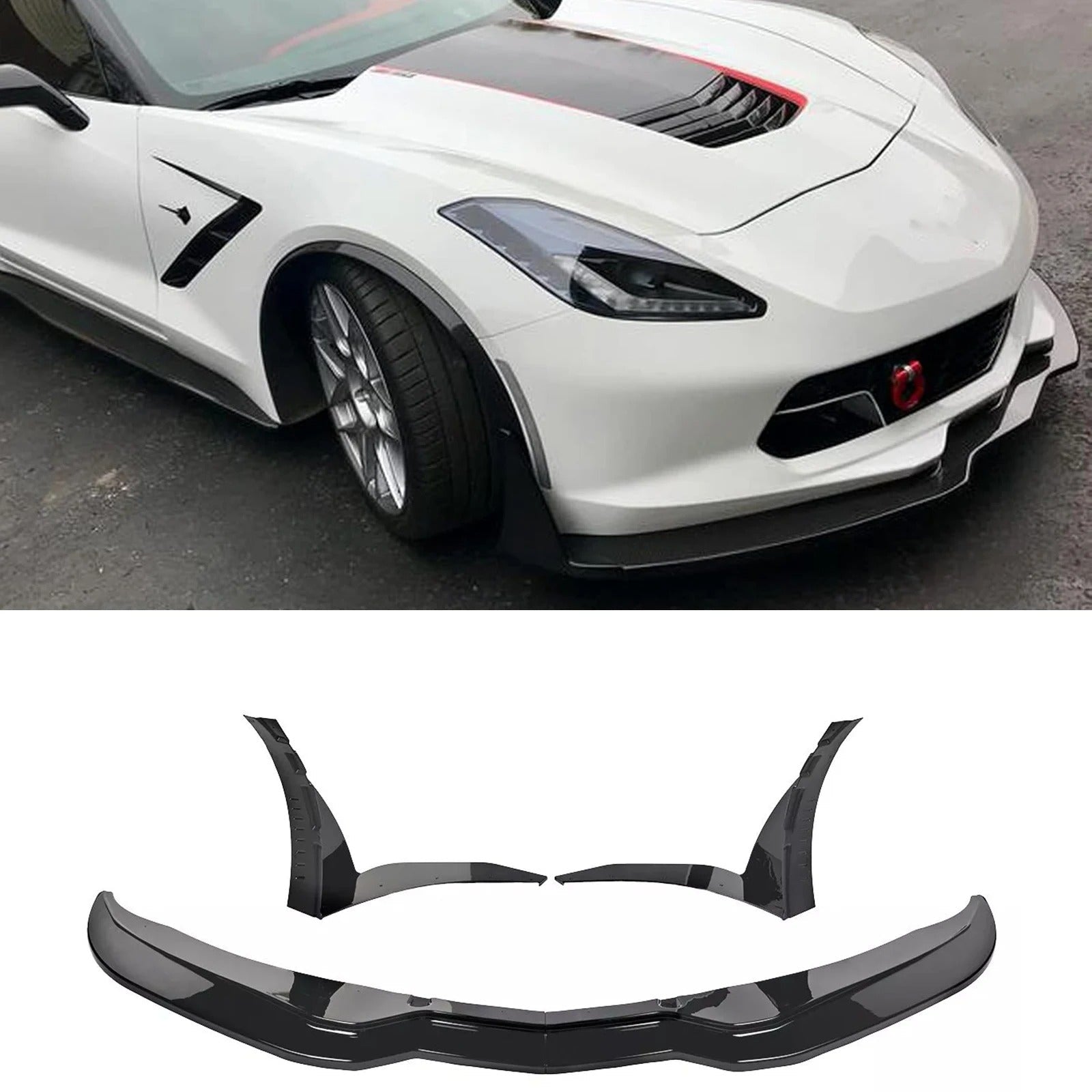 ABS Carbon Fiber Front Lip For C7 Corvette