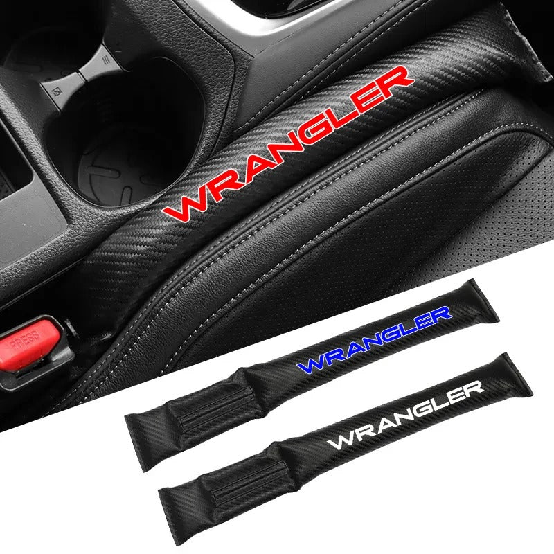 Soft Carbon Fiber Seat Gap Filler Pad For Jeep Wrangler