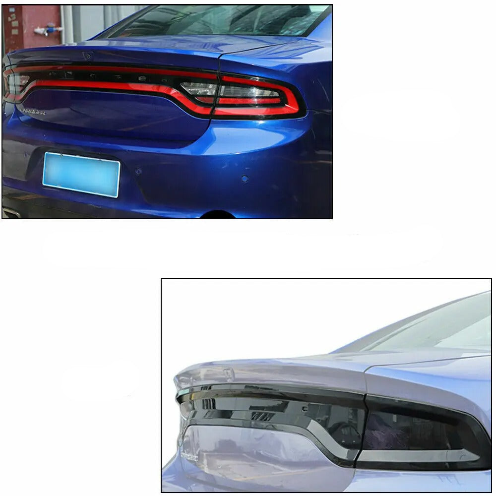 Smoked Full Tail Lights Cover For Dodge Charger