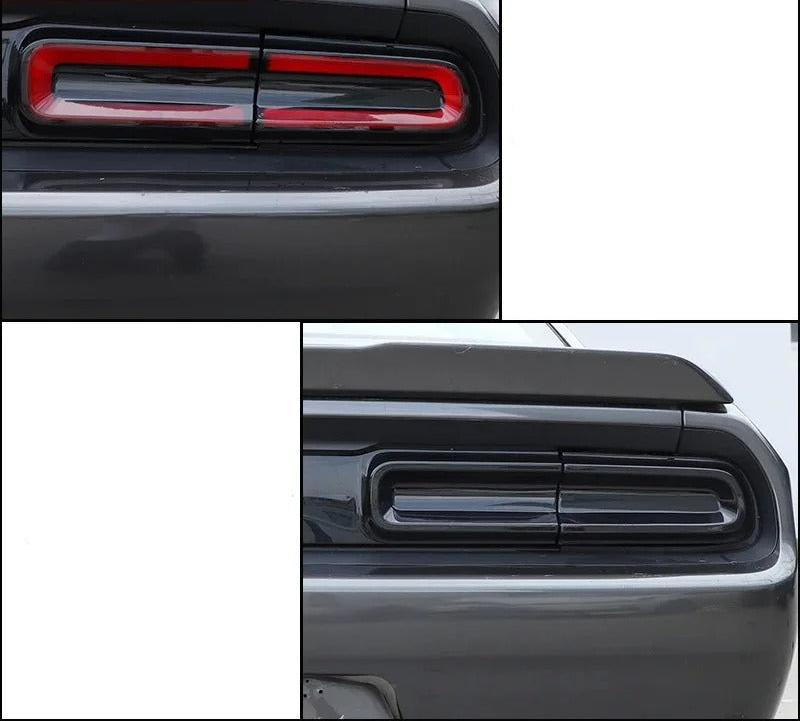 Smoked Tail Light Cover For Dodge Challenger