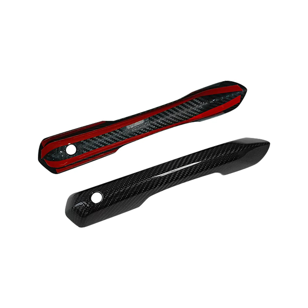 Carbon Fiber Door Handles Cover For 2024 Mustang