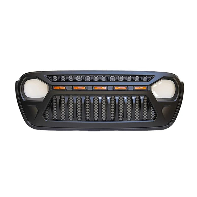 Black Front Grill (JL) For Jeep Wrangler