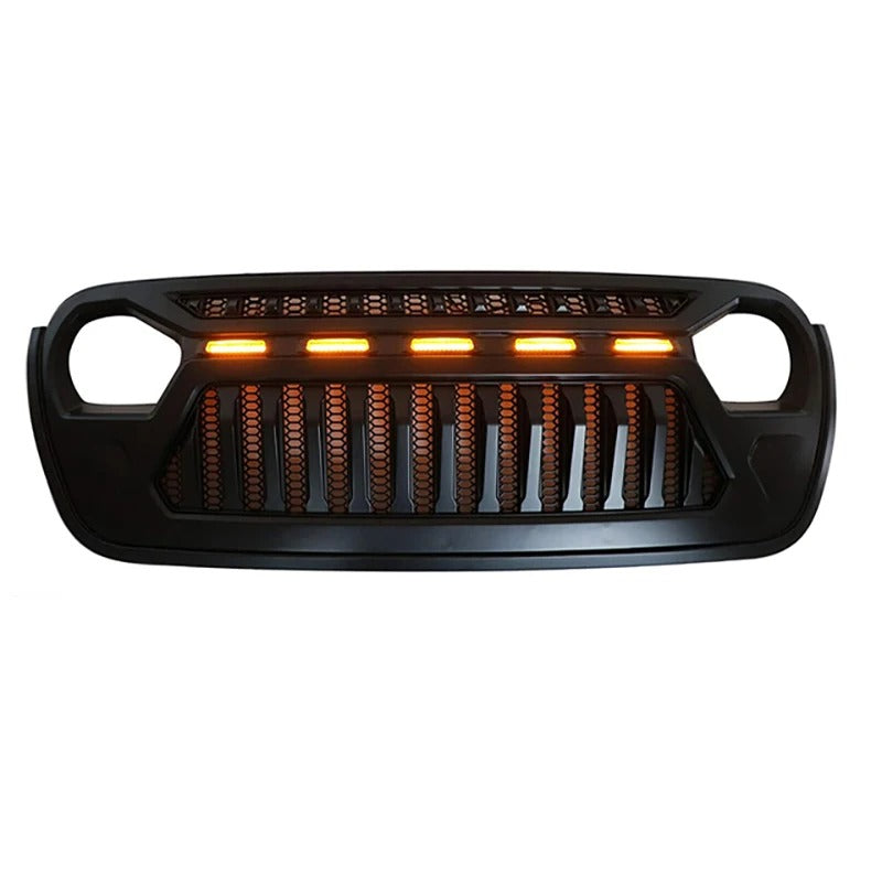 Black Front Grill (JL) For Jeep Wrangler