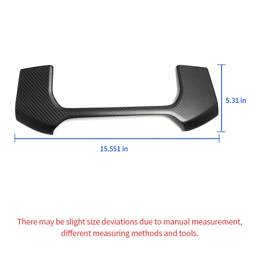 Carbon Fiber Display Screen Upper Cover Trim For Ram TRX