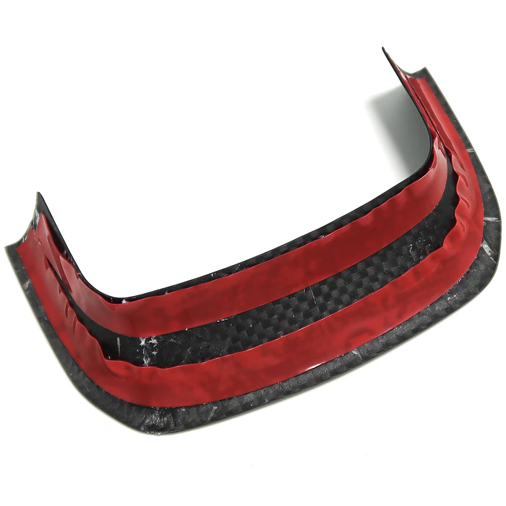 Carbon Fiber Bottom Steering Wheel U Shape Cover Trim For Ram TRX