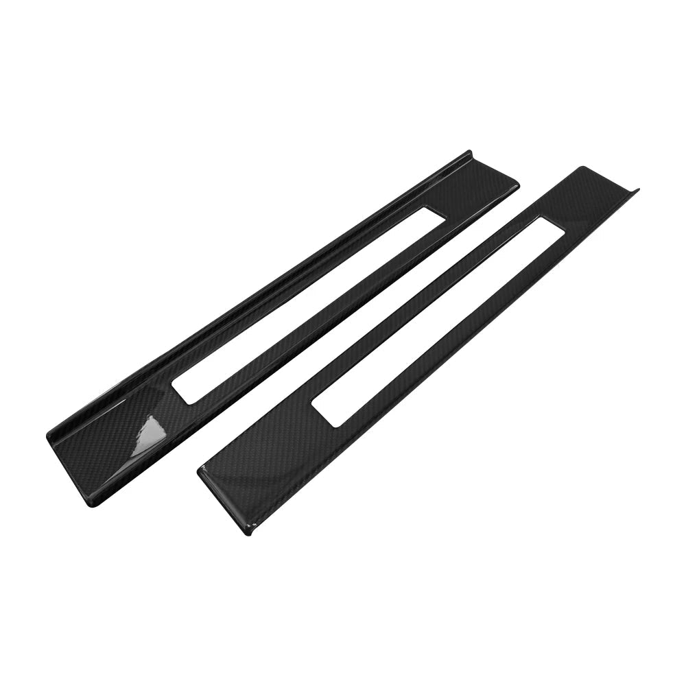 Carbon Fiber Door Sill Cover Trim For 2024 Mustang