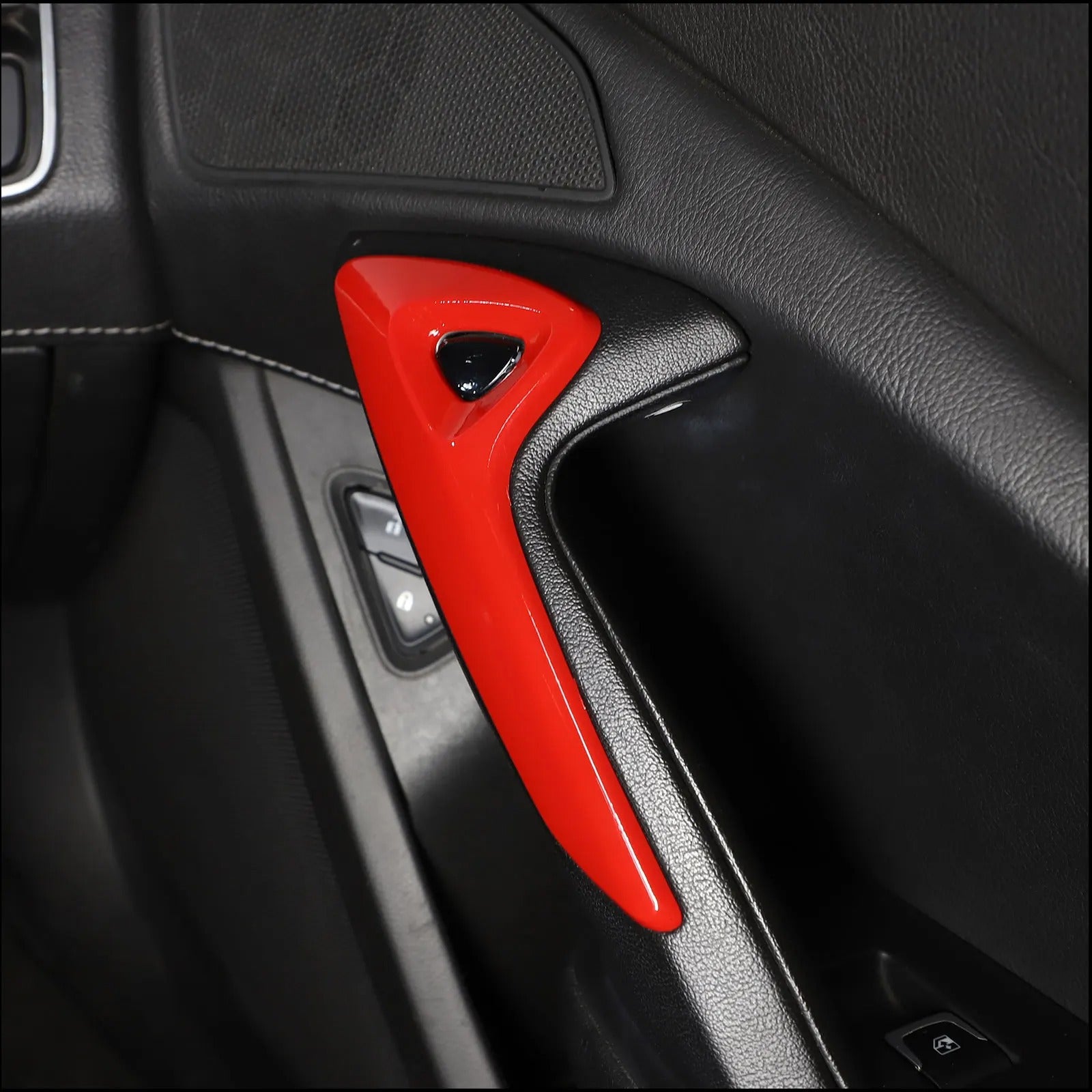 ABS Carbon Fiber Door Handel Cover Trim For C7 Corvette