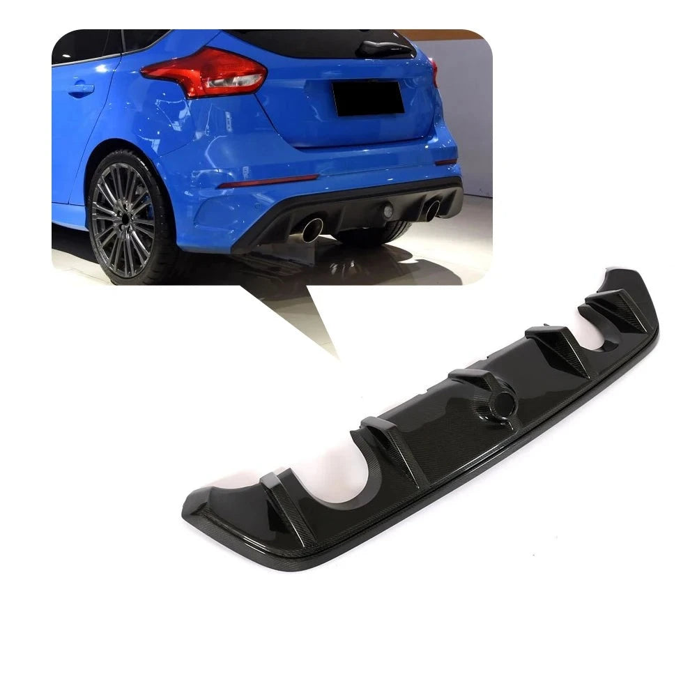 Carbon Fiber Rear Diffuser For For Ford Focus MK3