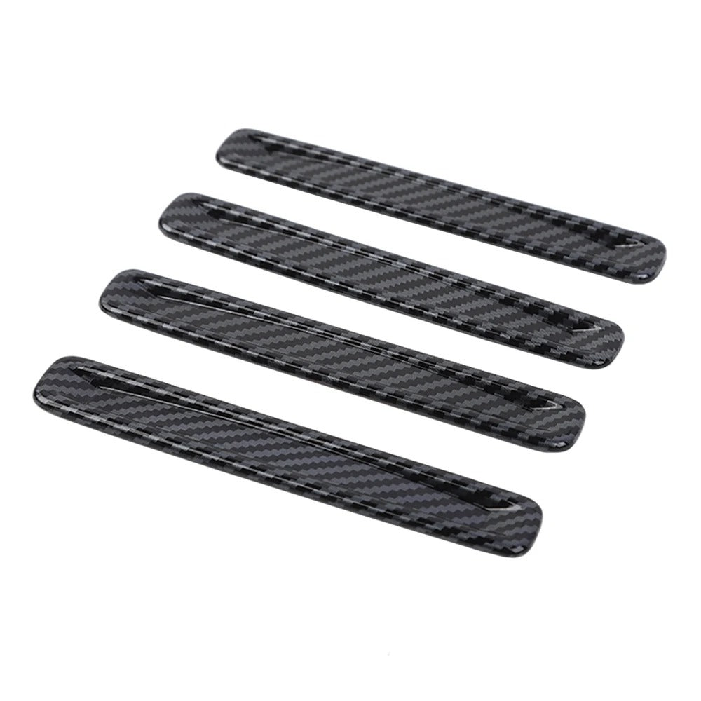 ABS Carbon Fiber Inner Door Handle Cover Trim For Ram TRX