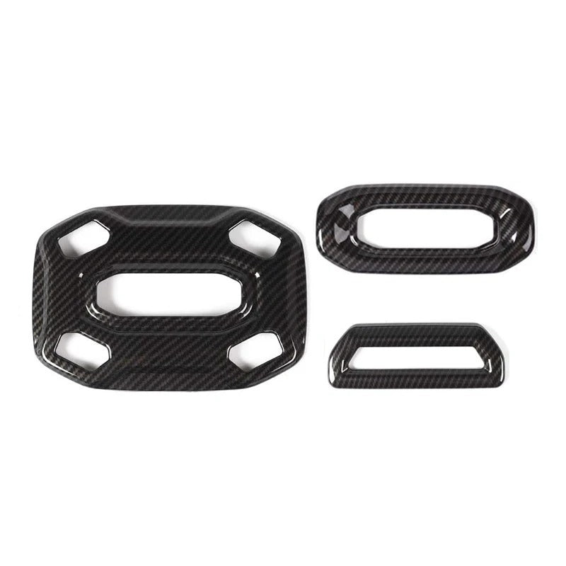 ABS Carbon Fiber Top Reading Lights Cover For Jeep Wrangler