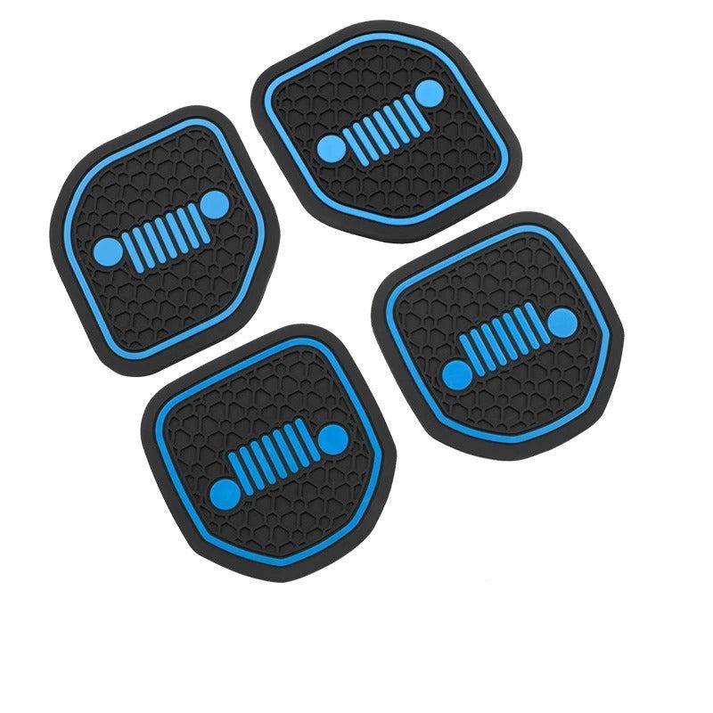 Non Slip Cup Holder Rubber Mats For Jeep Wrangler