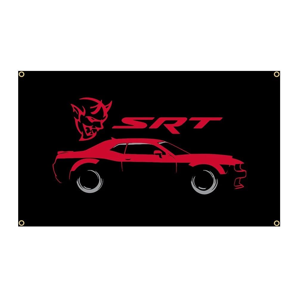 Dodge Flag Polyester Printed Racing Car Banner