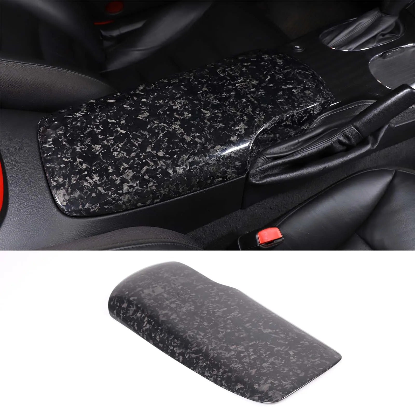 Carbon Fiber Armrest Cover Trim For C6 Corvette