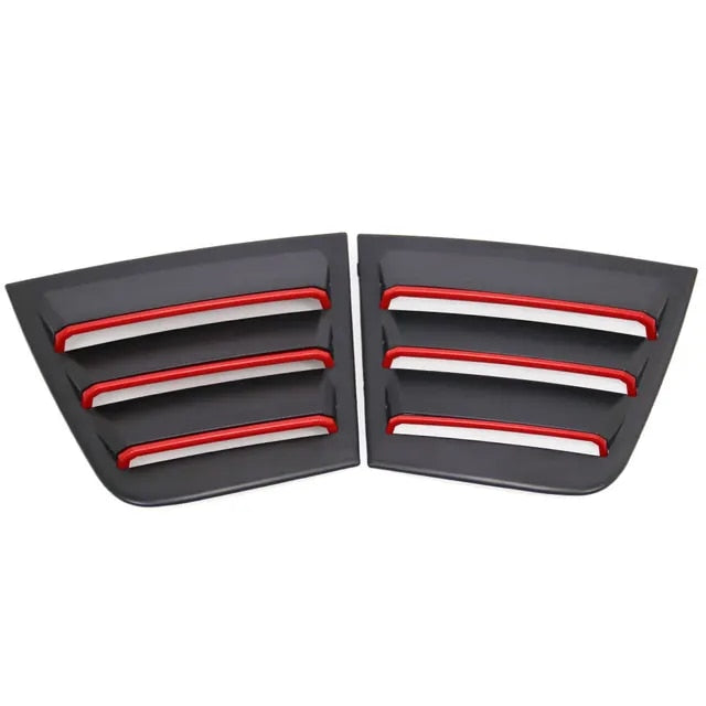 Side Window Louvers Air Vent Scoop For Dodge Charger